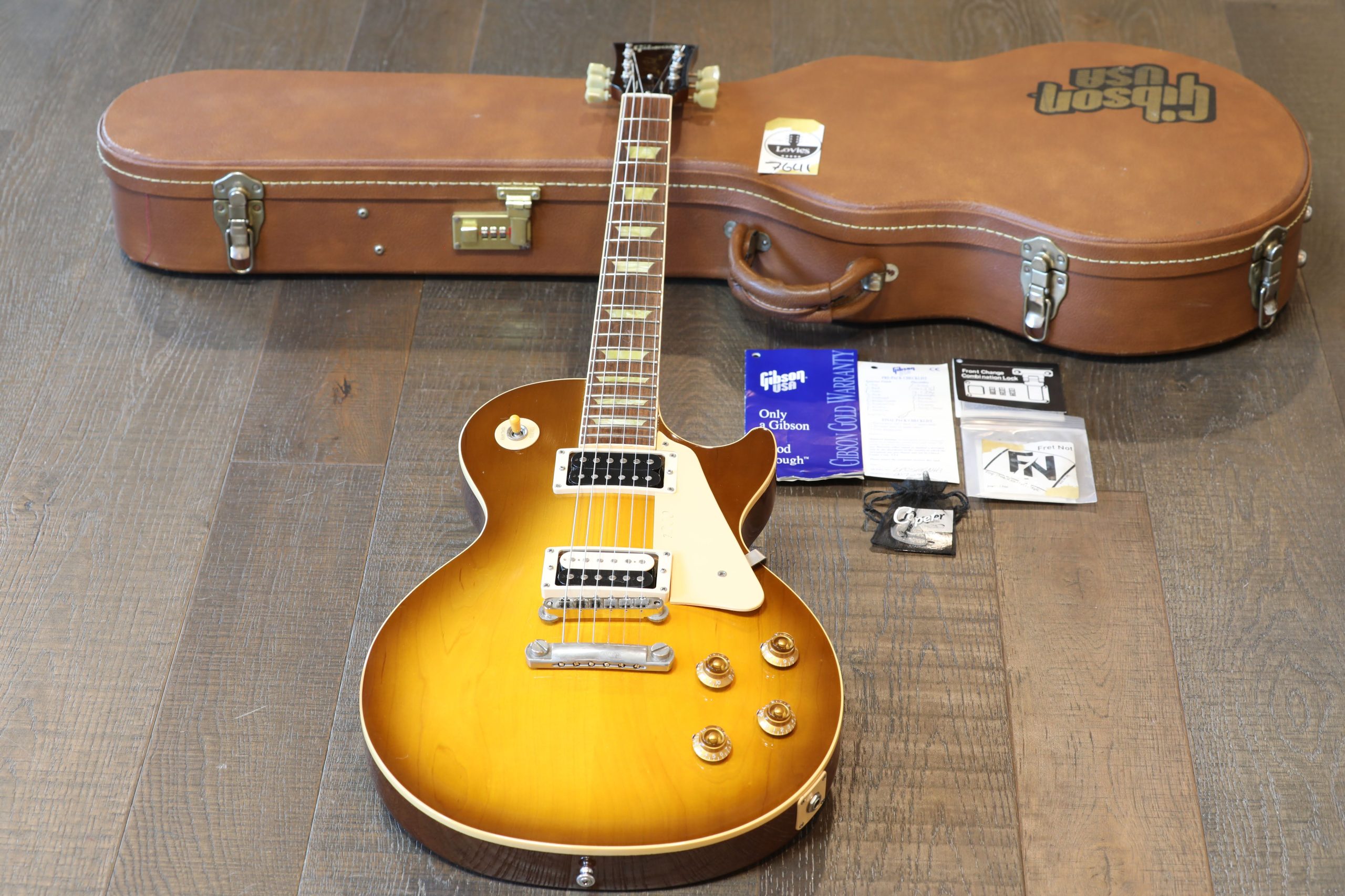 Gibson 1960 Les Paul Classic Reissue Electric Guitar Honey Burst +