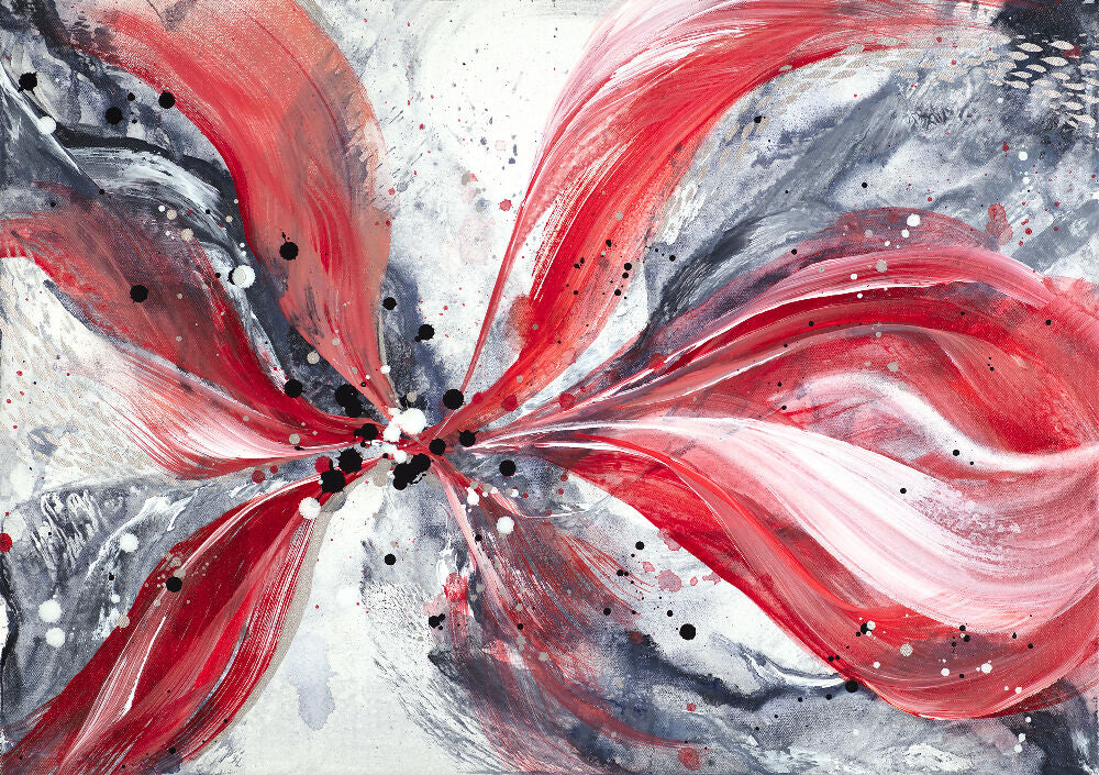 Awake my soul'| Original abstract acrylic wall art | 70x50cm