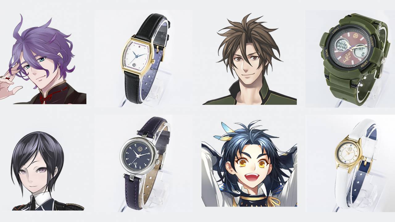 刀剣男子それぞれの特徴がつまった刀剣乱舞コラボ腕時計の新作4モデル