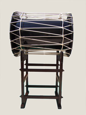 大締太鼓 3尺（鼓面:90cm） 四本柱台付 | 太鼓,桶胴太鼓 通販なら和