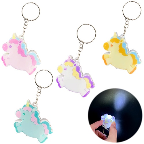 光りもの｜ゆめかわユニコーン ライトキーホルダーの通販｜格安卸価格