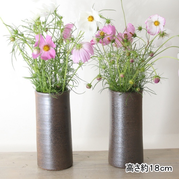 益子焼｜▽花瓶 花器 一輪挿し フラワーベース 壷（つぼ）,仏壇など対