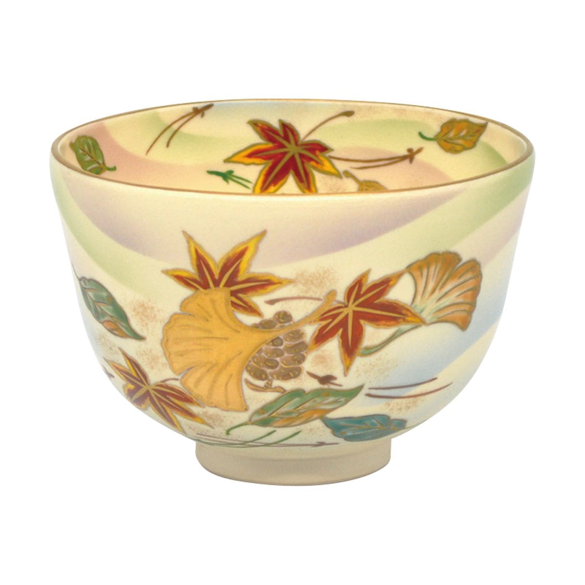 茶碗 仁清 吹寄 中村秋峰作 （桐箱） | 抹茶茶碗 | |茶道具通販 お