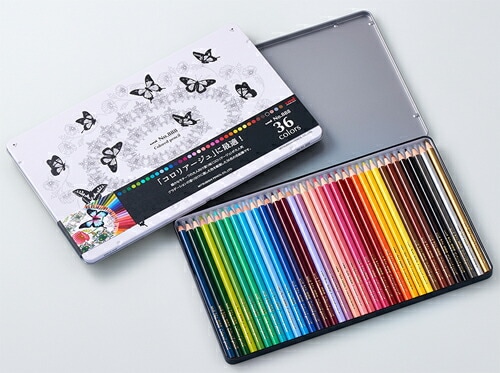 大人のぬりえ・コロリアージュ向け】厳選36色 三菱鉛筆 uni No888 36色