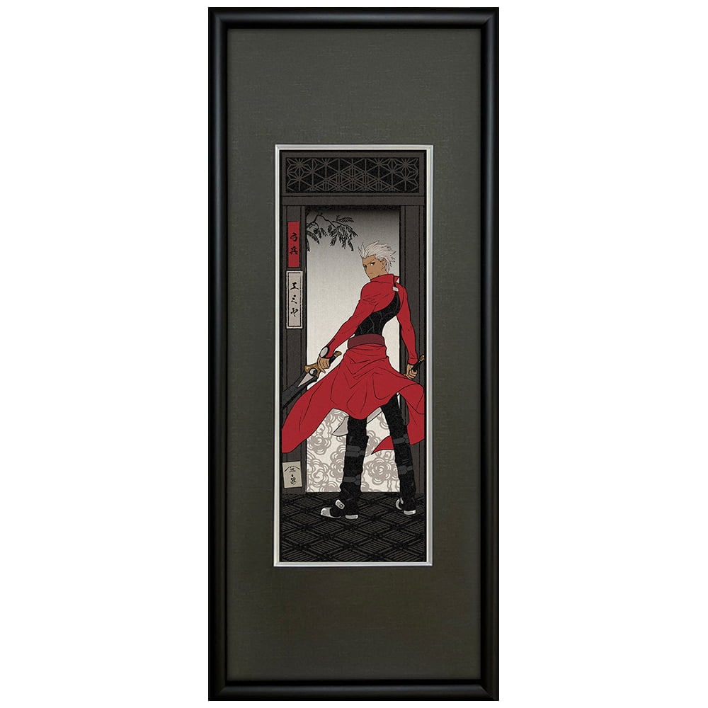 Fate/Grand Order 浮世絵木版画「見返り英霊図 弓兵 エミヤ」｜浮世絵工房