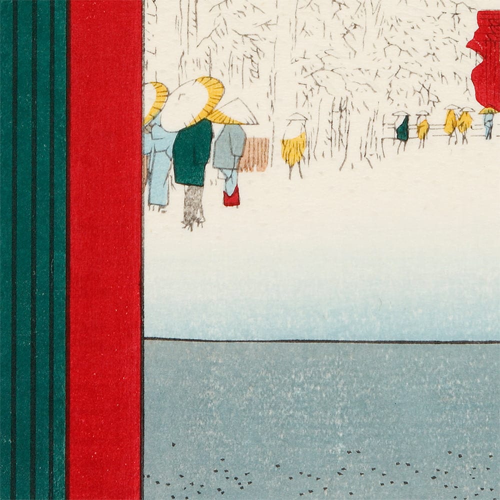 歌川広重「名所江戸百景 浅草金龍山」浮世絵木版画｜浮世絵工房