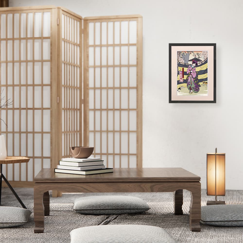 ゲゲゲ浮世絵「あやかしの花」｜ゲゲゲの鬼太郎コラボ｜浮世絵工房