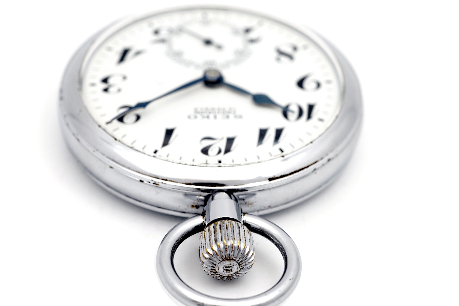 セイコー プレシジョン 懐中時計 鉄道時計 国鉄関西 青針 セコンド