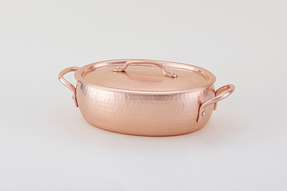 オーバル鍋（浅型）（銅） | 鍋 | 鍛金工房 WESTSIDE33