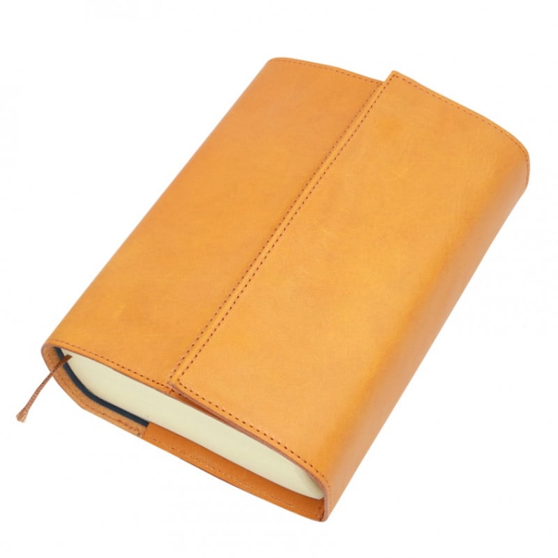 新価格)本革聖書カバー 巻き型 小型用A6 MV22BC9 （51731）（いのちの