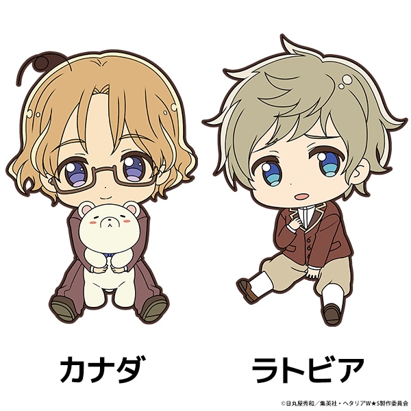 ヘタリア World☆Stars ぺたん娘トレーディングラバーストラップ vol.2