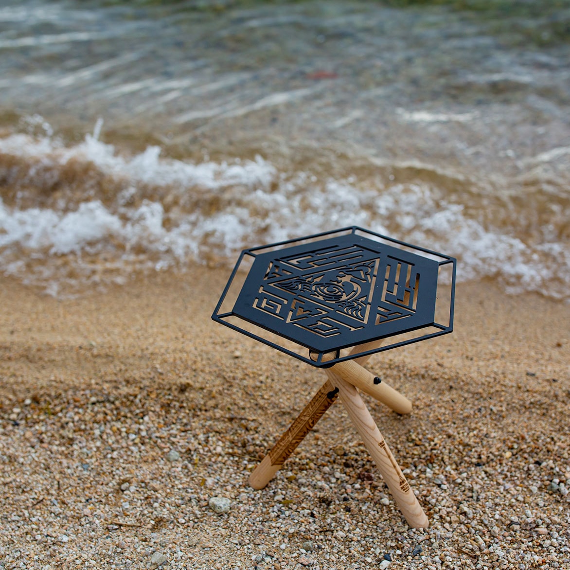 ソマビト somabito 焚き火side stand 焚き火サイドスタンド SomAbito