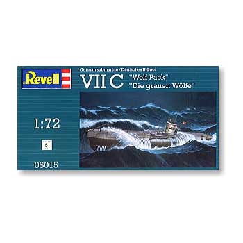 1/72 Revell UボートTypeVIIC ウルフパック
