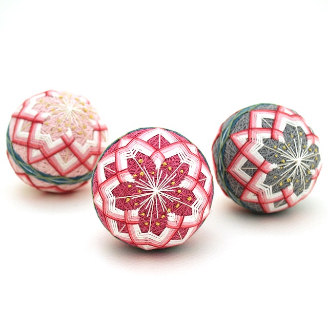 手まりキット 中級編 桜 （グレー） | 住,郷土玩具・人形,手まり | IKUNAS