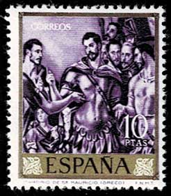 エル・グレコの絵画切手 10種セット スペイン発行 | 切手,ヨーロッパ