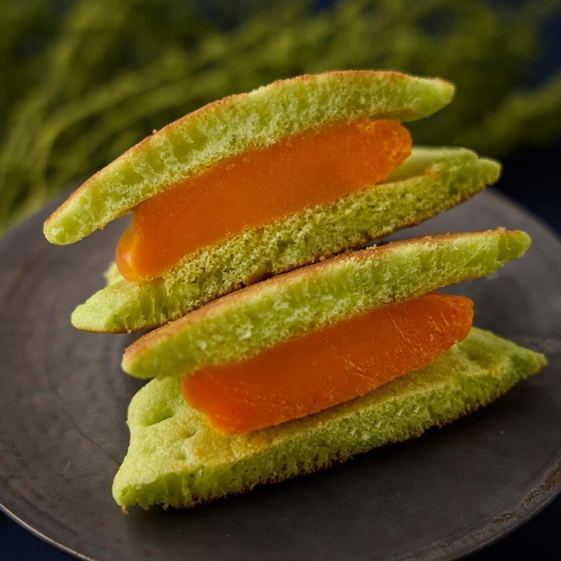 TORA焼超メロンカスタード 5個入 [A034BN] | 店舗,吉岡製菓 | 旅する