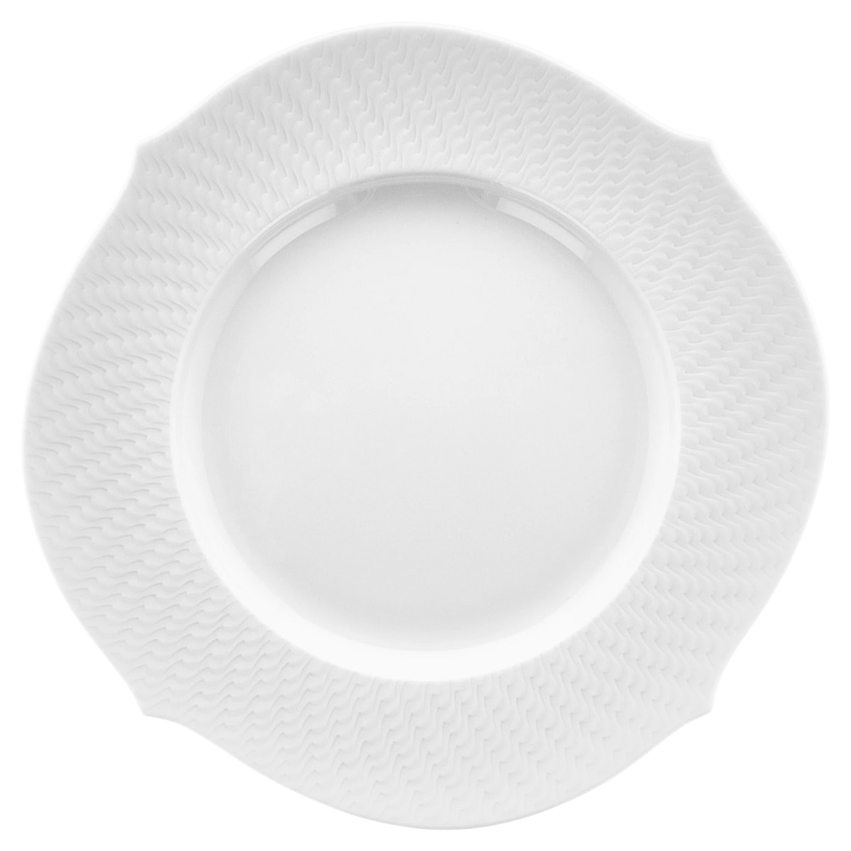 マイセン 波の戯れ ホワイト ペアディナープレート 000000/29479/2P