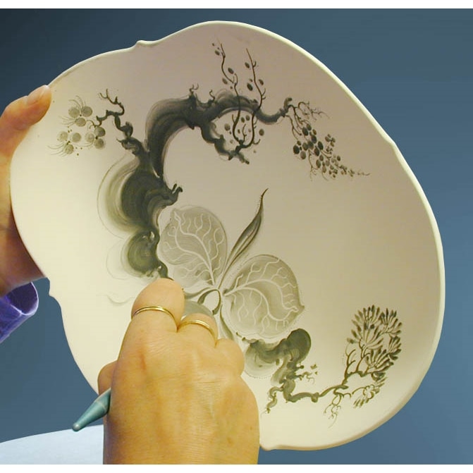 マイセン ブルーオーキッド 長角皿 24cm 824001/44060 | ブルー