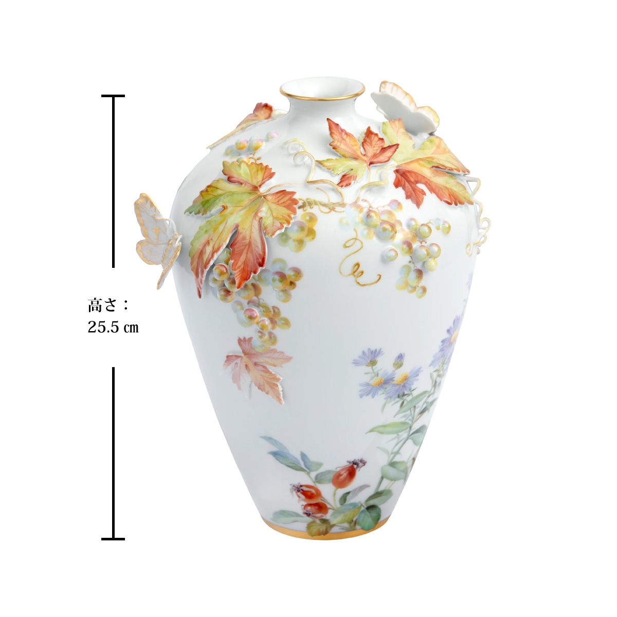 マイセン 花瓶「秋」 82297/25A984 | 世界限定品等 | ドイツの名窯