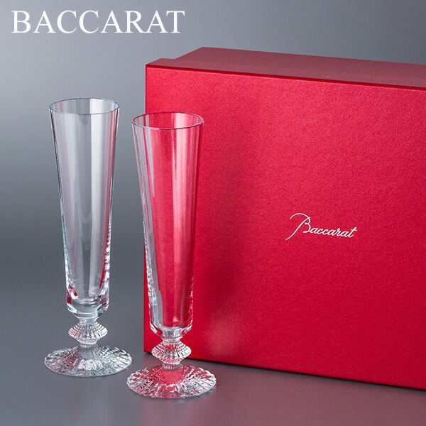 バカラ Baccarat シャンパンフルート ペア ミルニュイ シャンパン