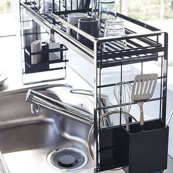 シンク上伸縮システムラック tower タワー 山崎実業 ラック シンク