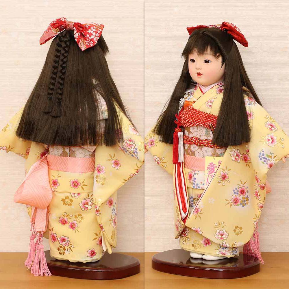 市松人形 齊藤公司作 10号 横幅35cm