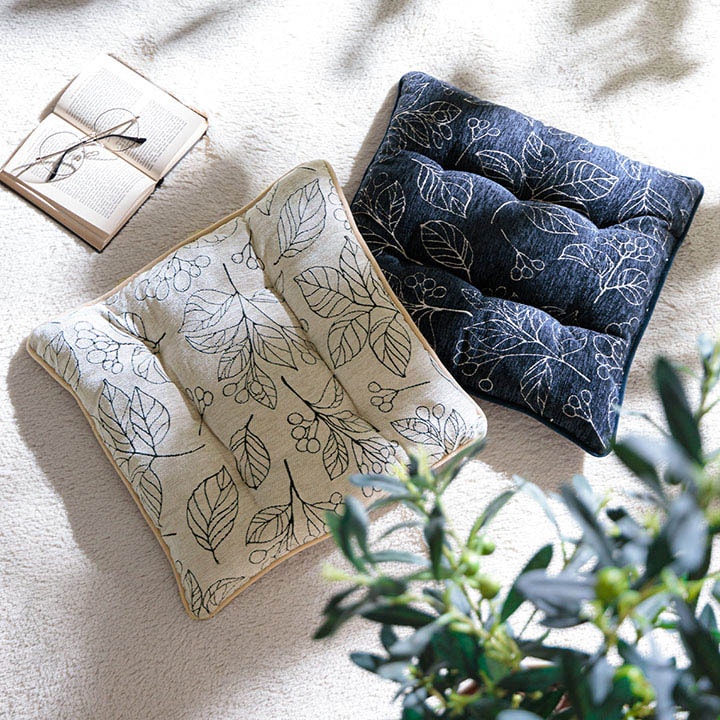 クッション ブラン シート 椅子 ボタニカル 日本製｜イケヒコ公式通販