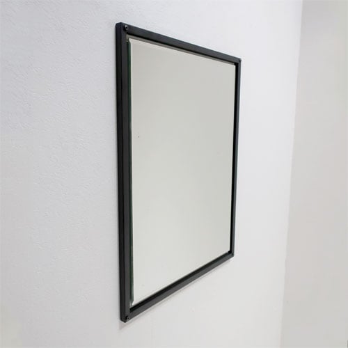 洗面鏡 ウォールミラー 壁掛け アイアン フレームセット 四角 スクエア