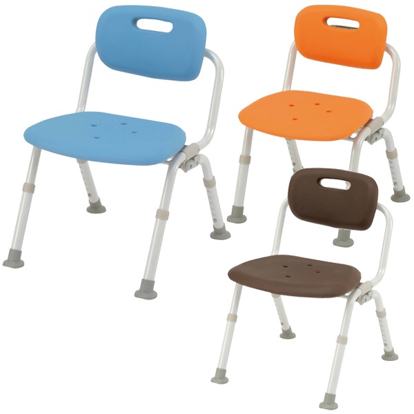 シャワーチェア[ユクリア]ミドルサイズ・ワンタッチおりたたみN