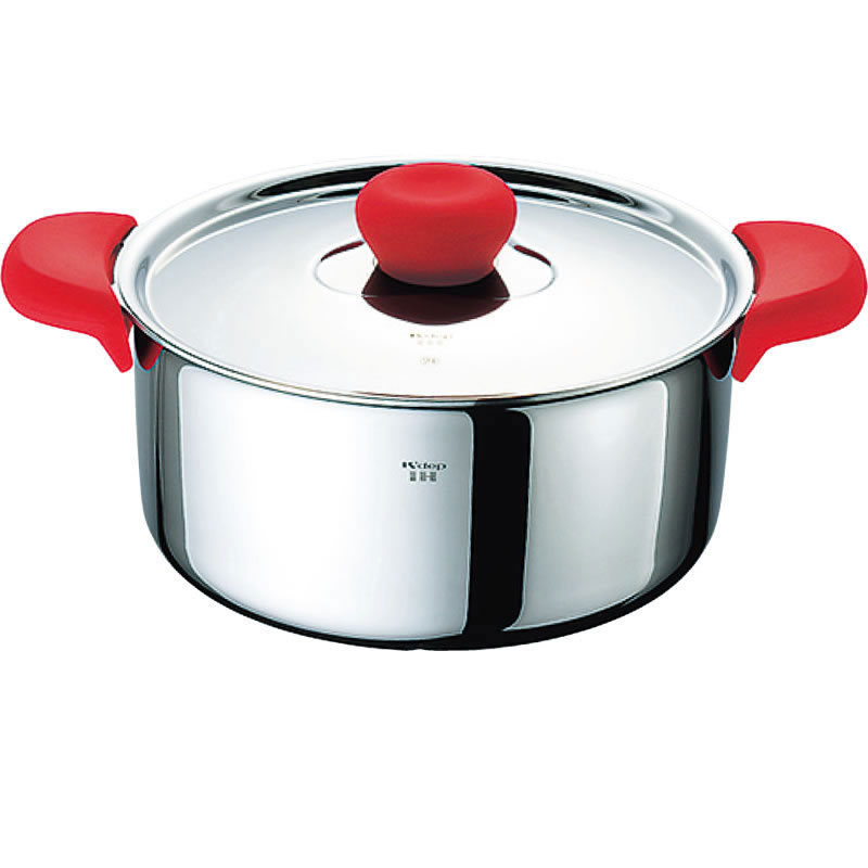 アウトレット]22cn両手鍋＆蒸し器セット／IH専用 | アウトレット | K+