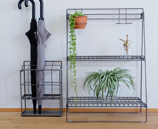 ワイヤーボタニカルラック｜無骨｜インダストリアル｜デザイン｜男前
