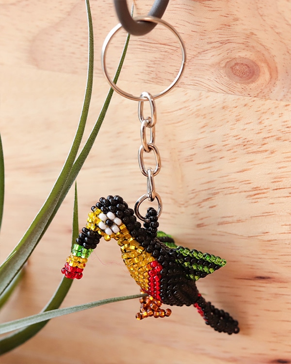 tesoro / ビーズキーホルダー / オオハシ [メール便対象品]｜テソロ