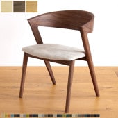 ハープ チェア ダイニングチェア 板座 ウォールナット/オーク/ホワイト