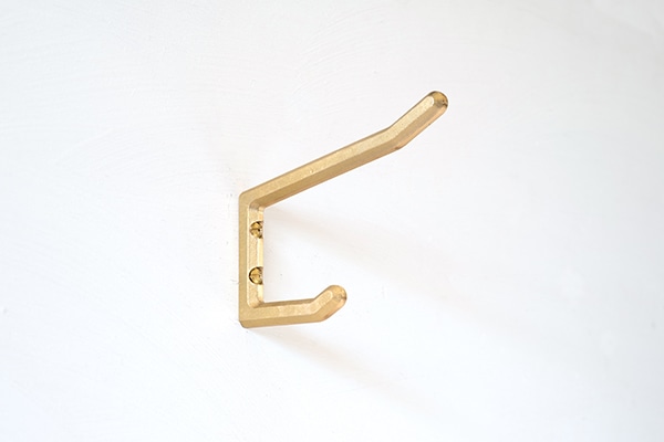 ウォールフック ダブル｜FUTAGAMIオンラインショップ「家と真鍮」