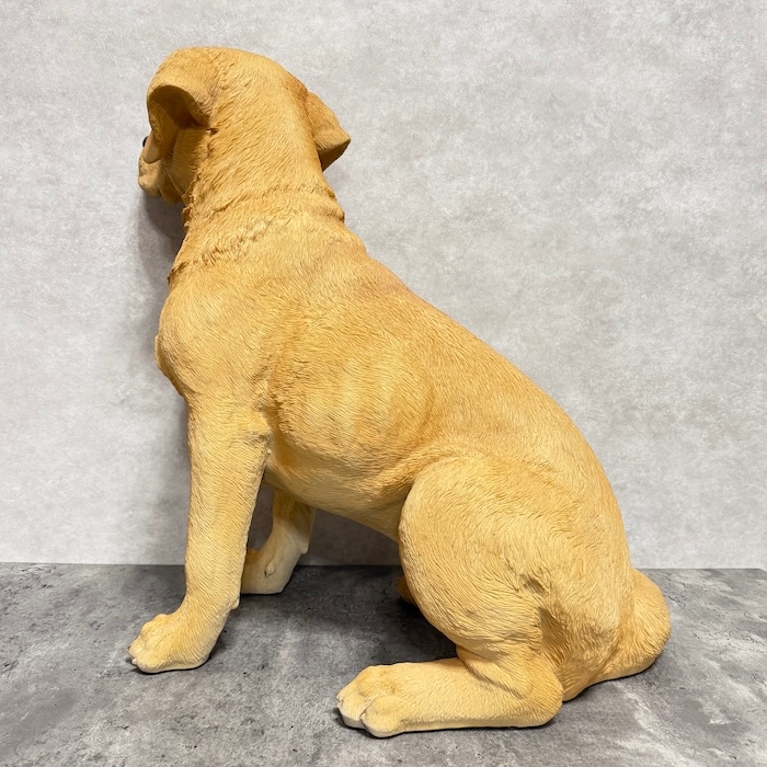 置物 お座りラブラドール・レトリバー 犬 イヌ 特大 高さ54cm woobia