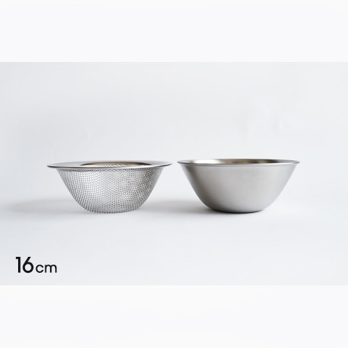 柳宗理 ステンレスボール & パンチングストレーナー 6点セット （16.19