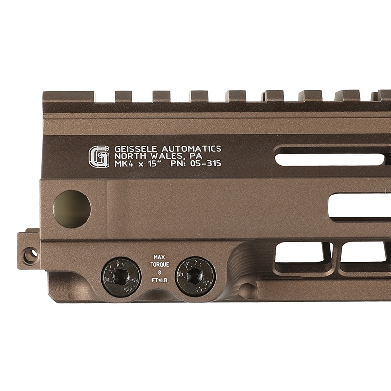 Zparts Geissele Mk4 15inch M-LOKハンドガード (東京マルイ M4 MWS