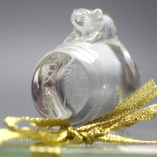 開運商品（最高級天然水晶 俵ねずみ） 〔1882〕：開運商品