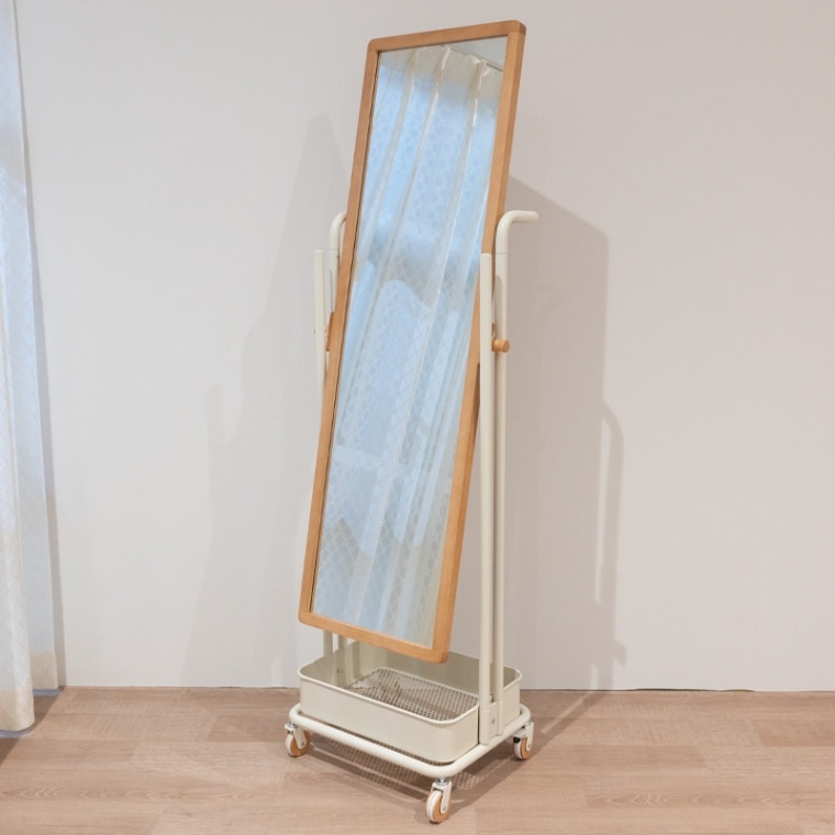 OKKE（オッケ）収納付きスタンドミラー | ブランドでさがす,UGOQ