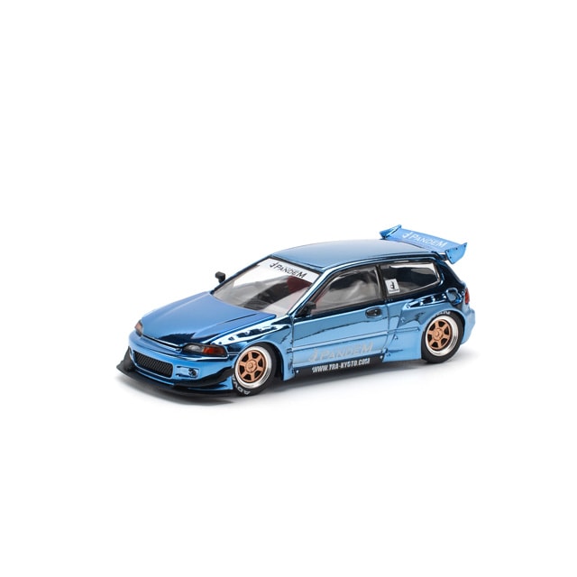 1/64 PANDEM CIVIC EG6 - BLUE CHROME パンデム シビック EG6 ブルー