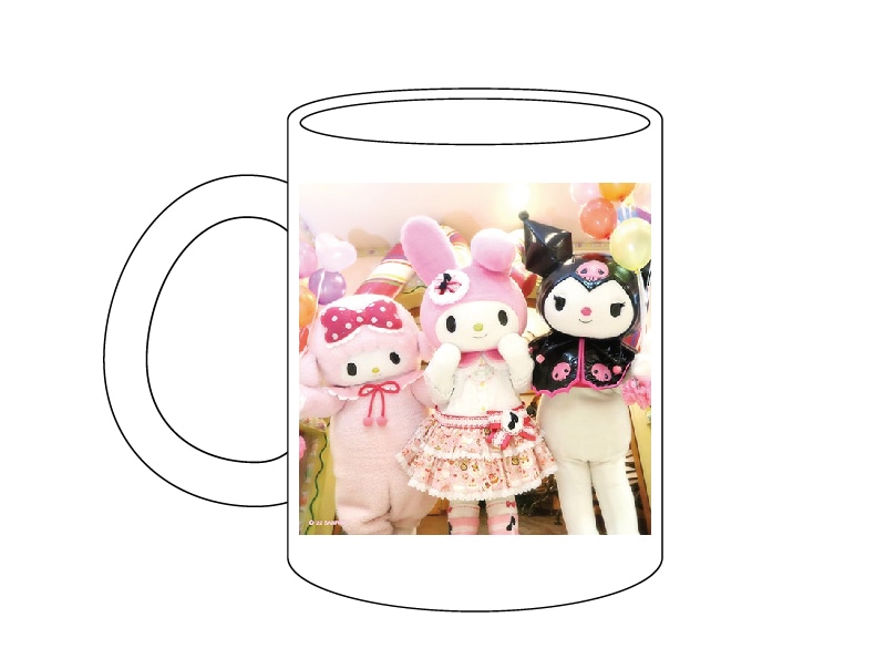 推しキャラ工房】マイメロディ 3人【ハンドタオル・キャンバスアート