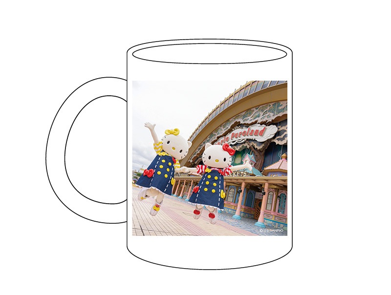 推しキャラ工房】キティ・ミミィ ジャンプ 【ハンドタオル・キャンバス