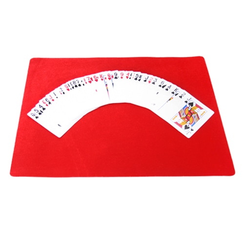 格安トランプマット 赤 40×30 ※ ｜全商品一覧や手品グッズ揃うマジック