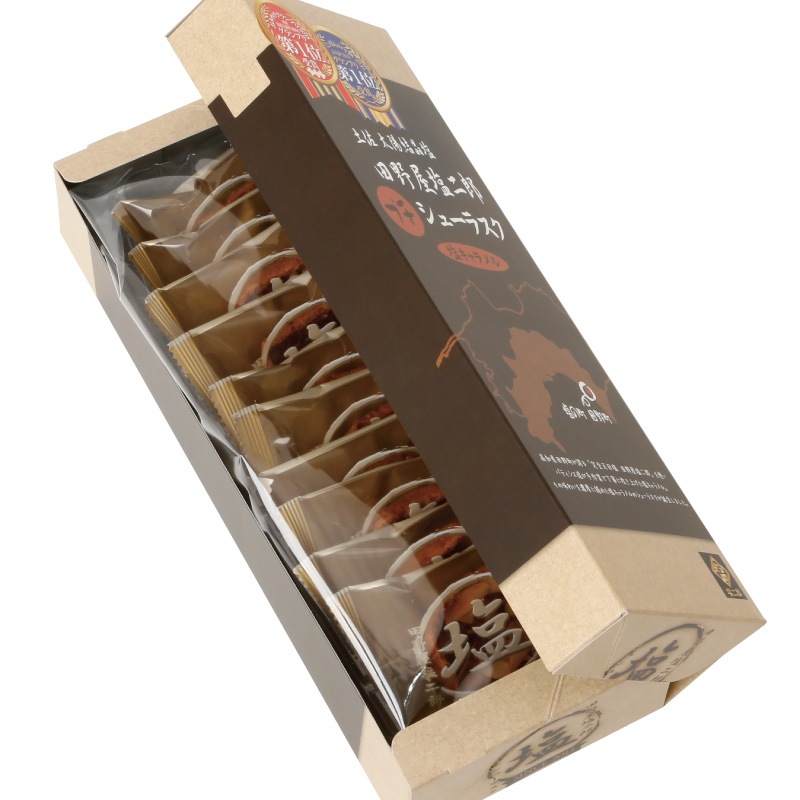 田野屋塩二郎プチシューラスク10枚入×3箱（30枚入） ※紙袋1枚付 | 田野