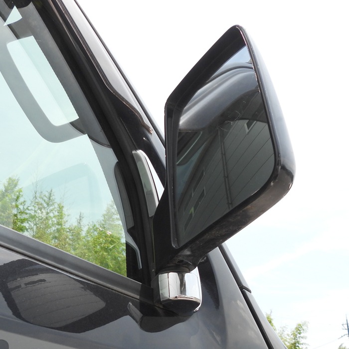 三菱 ミニキャブトラック DS16T メッキ ドアミラー ベース カバー 左右