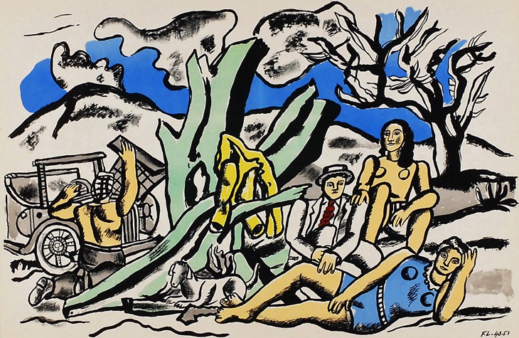 フェルナン・レジェ 「故郷の村（見開き）」 | | アトリエ・ブランカ