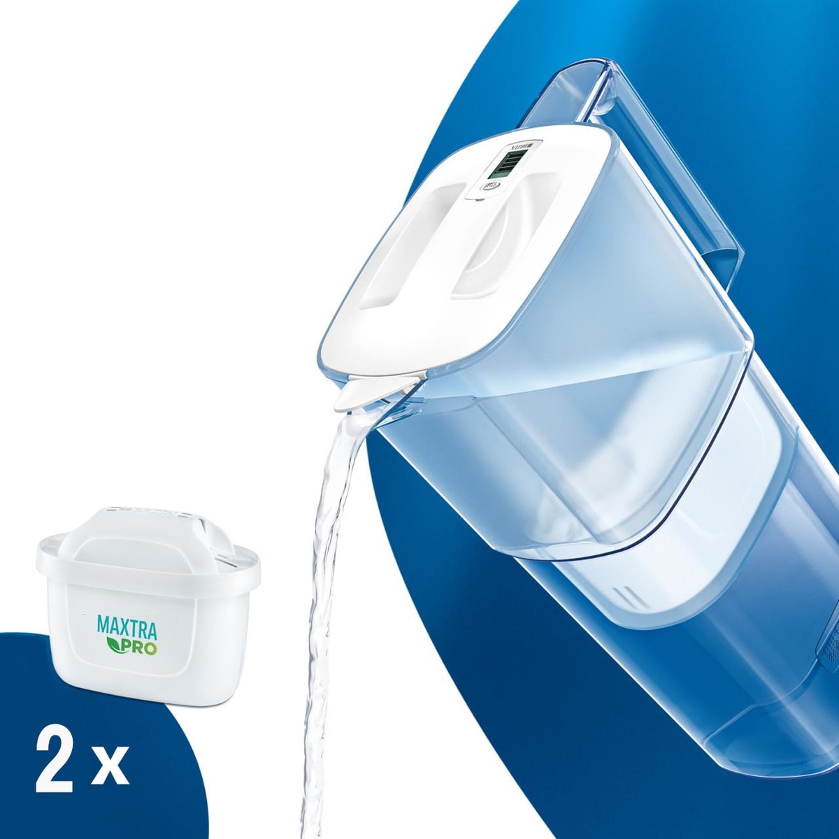 送料無料】ブリタ BRITA ポット型浄水器 リクエリ カートリッジ1個付