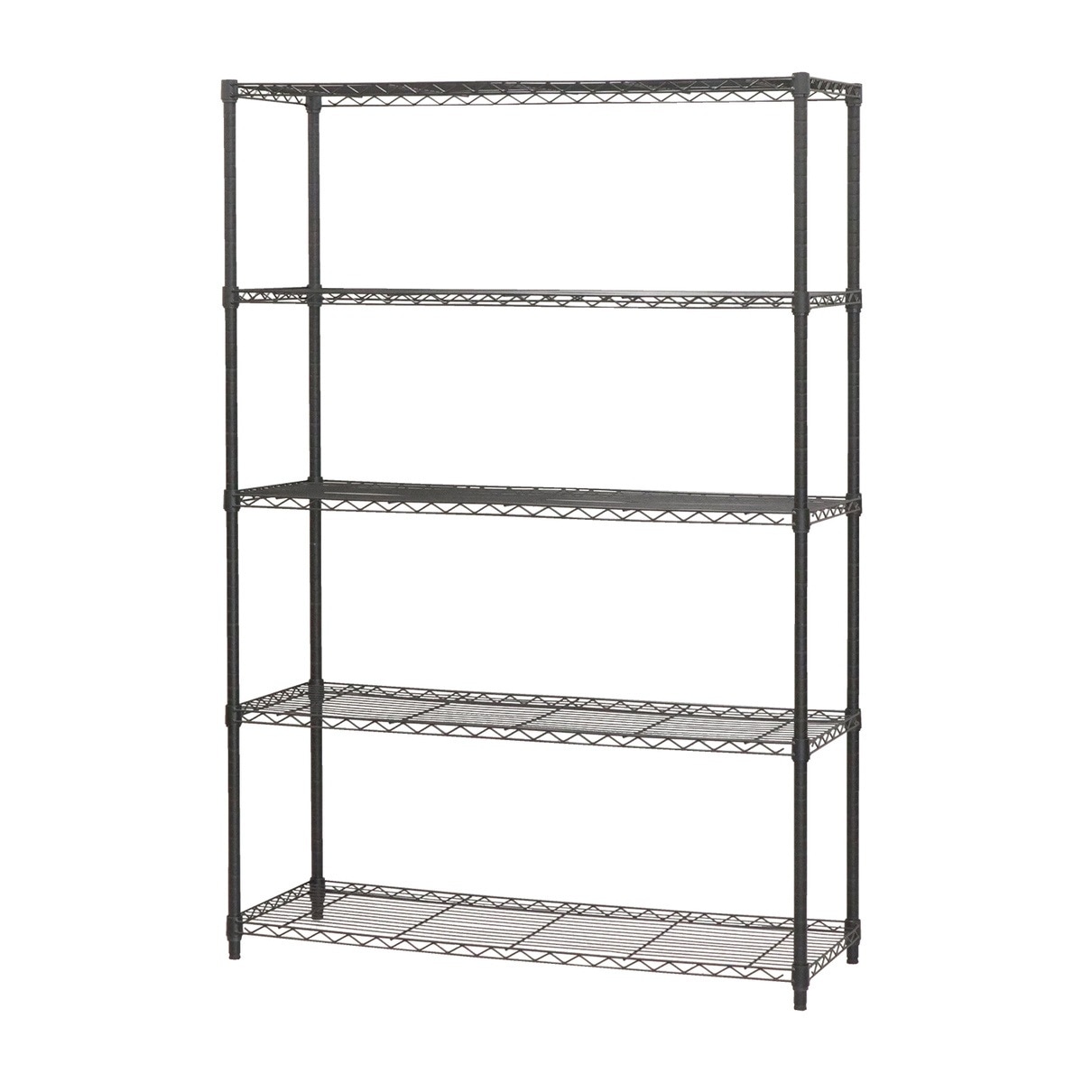 送料無料】エイ・アイ・エス ネーロ スチールラック 5段 幅120×奥行45