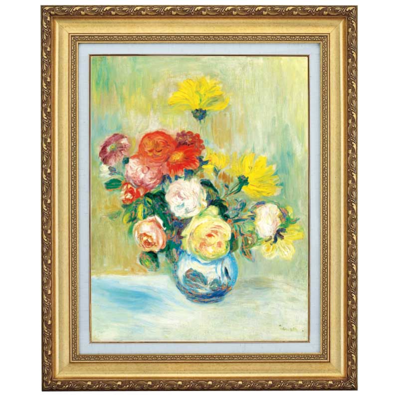 ジャンヌ・デュラン＝リュエル嬢』 ルノワール 10号 立体複製名画 額装