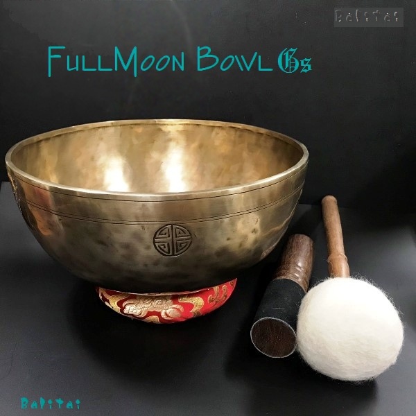 フルムーンシンギングボール【Φ27.5cm】【G#】サンタ・ラトナ